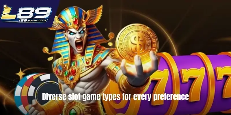 Diverse slot game types for every preference