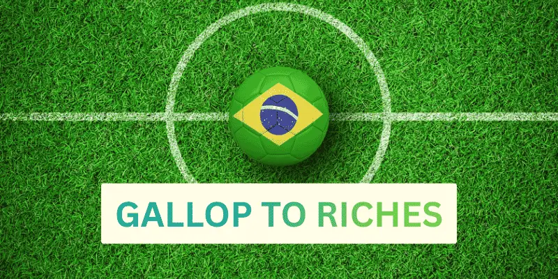 Gallop To Riches slot game featuring horse racing symbols and exciting bonus rewards